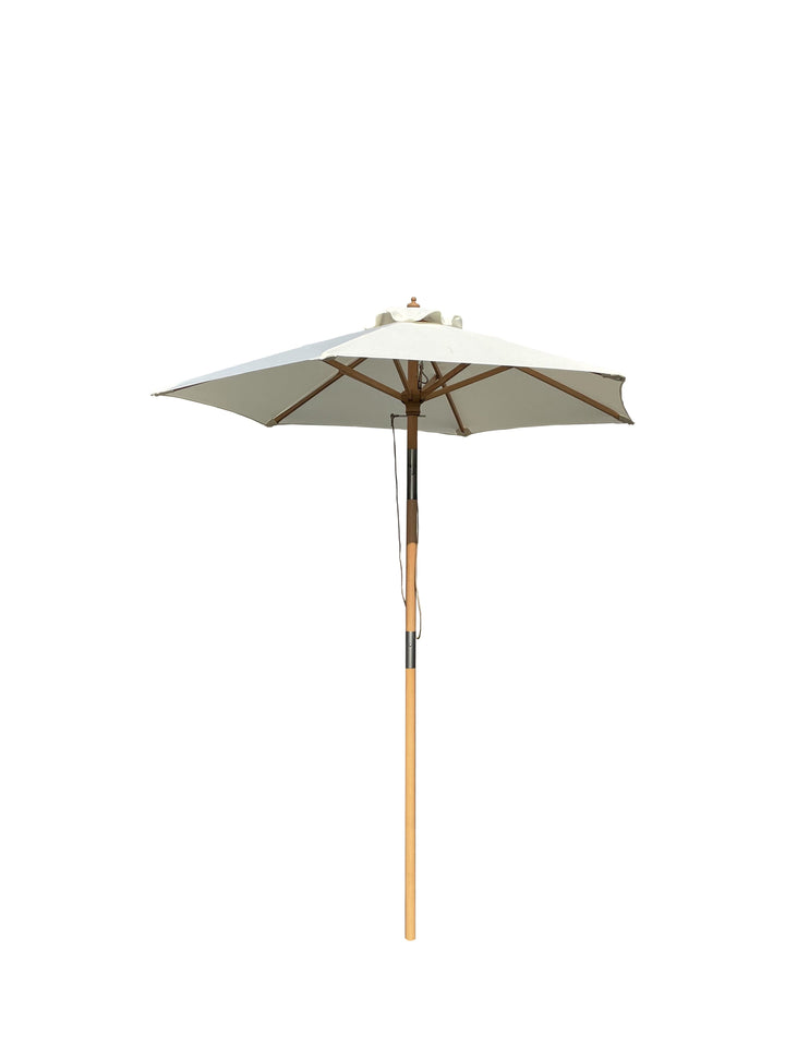 Hoffmann - Venice Sonnenschirm Ø1,8 m 2 geteilte Natur Nr. 17