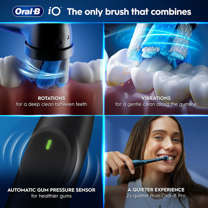 Oral-B Zahnbürste IO2 Black + Reiseetui
