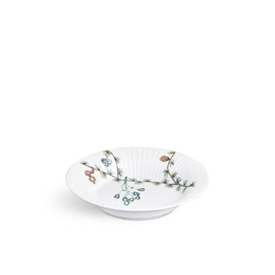 Kähler - Hammershøi Christmas Tiefer Teller Ø21 cm weiß mit Dekoration