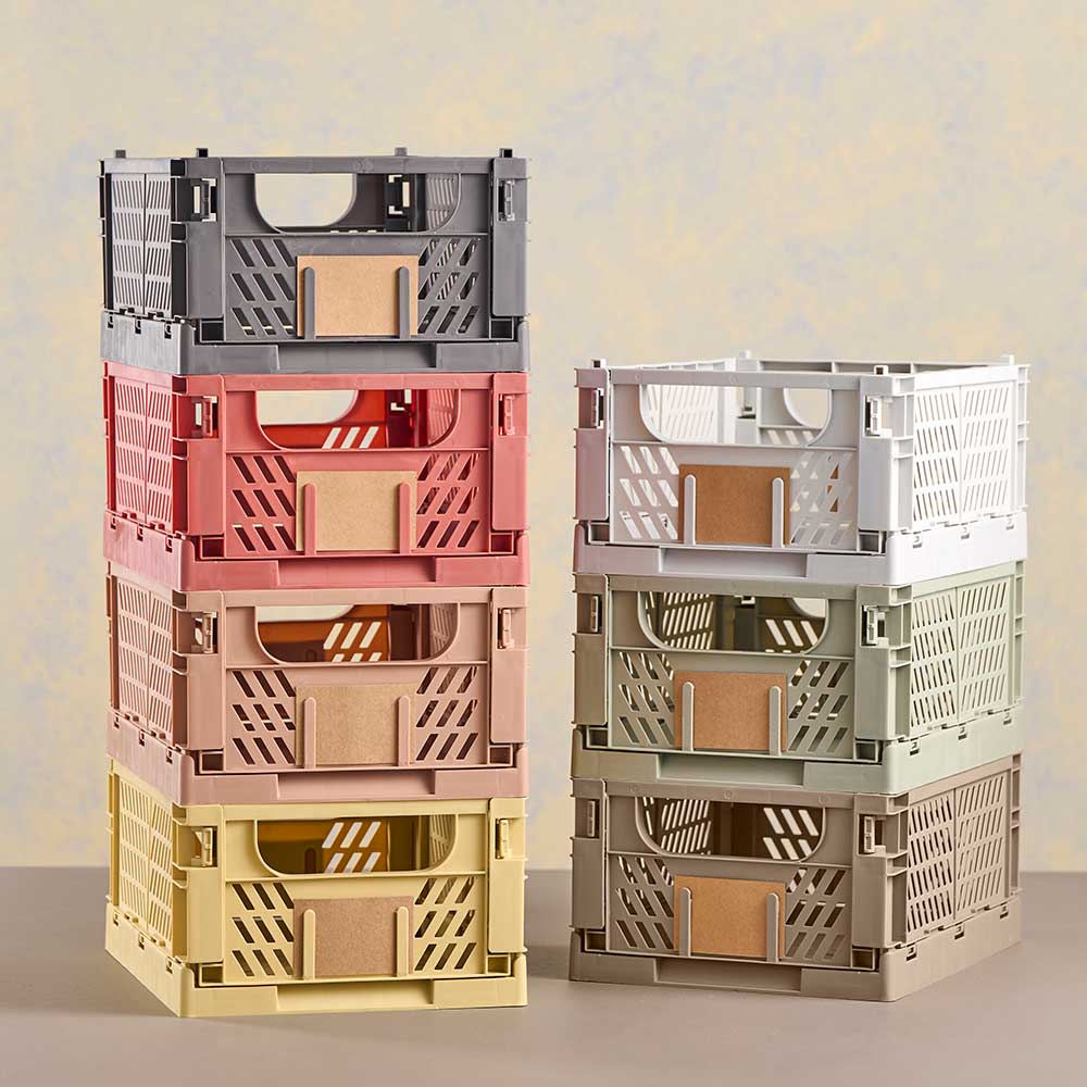 Day - Aufbewahrungsbox Hellgrau 33x24,5x15 cm
