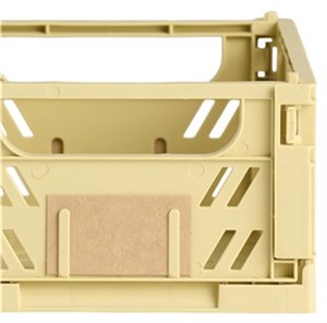 Tag - Aufbewahrungsbox Gelber Sand 17x12,5x7 cm - 2 Stück.