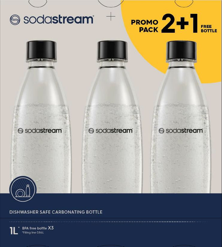 Sodastream - Flaschen 1 L - 3 Stück.