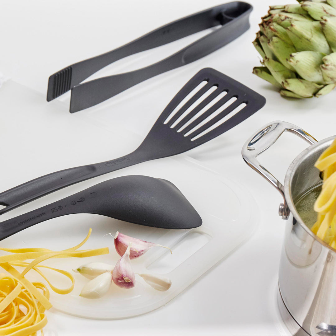 Gastromax - Bratpfanne mit Löchern - 29,5 cm - Schwarz