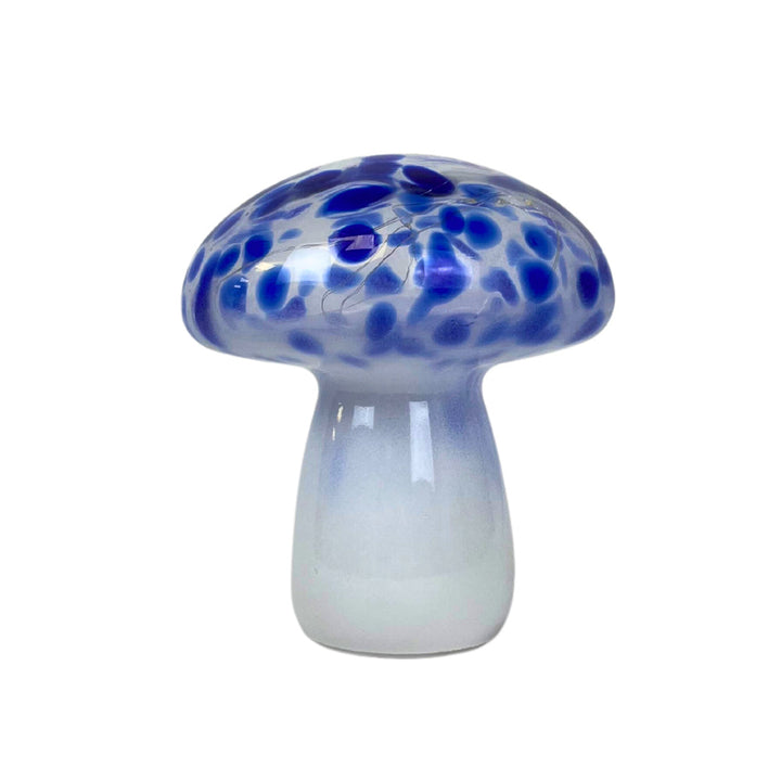 LED-Pilz - Glasbatterie 17 cm blau