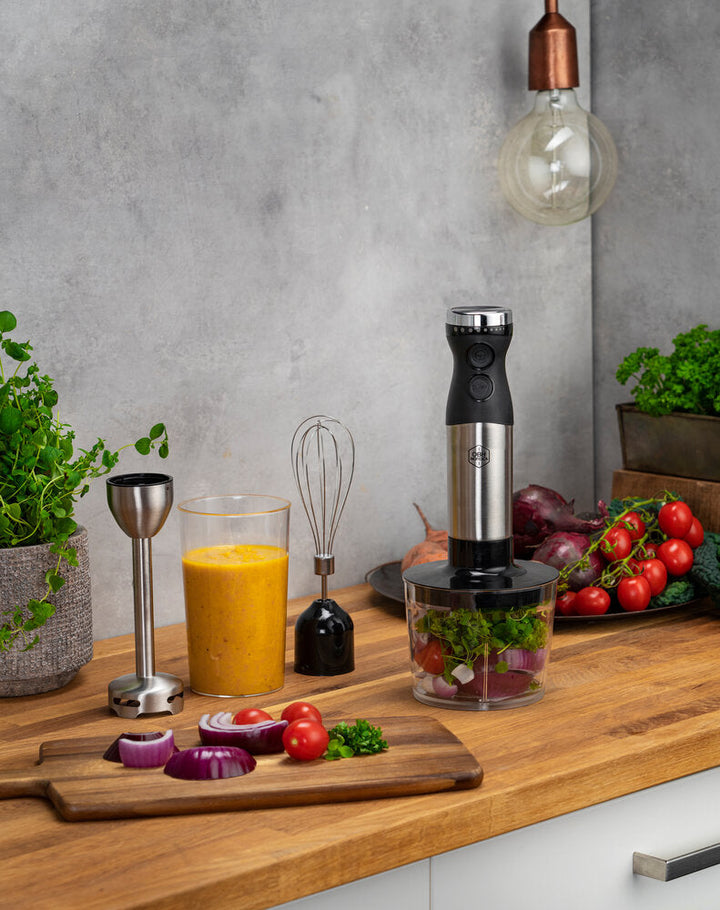 OBH Nordica – Stabmixer-Set Elite Mix 7715 – Stahl/Schwarz