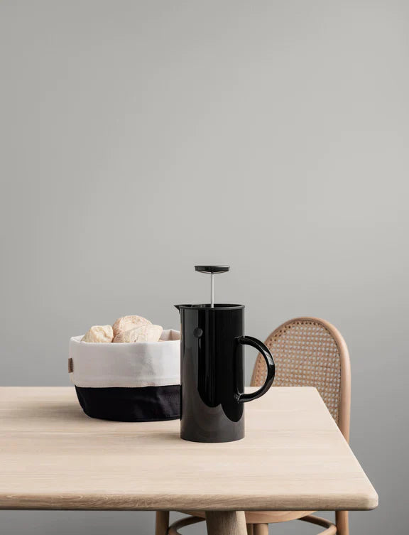 Stelton - EM77 Kolbenkanne 1 l. Schwarz