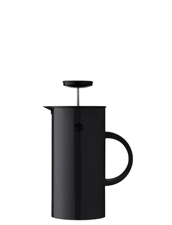 Stelton - EM77 Kolbenkanne 1 l. Schwarz