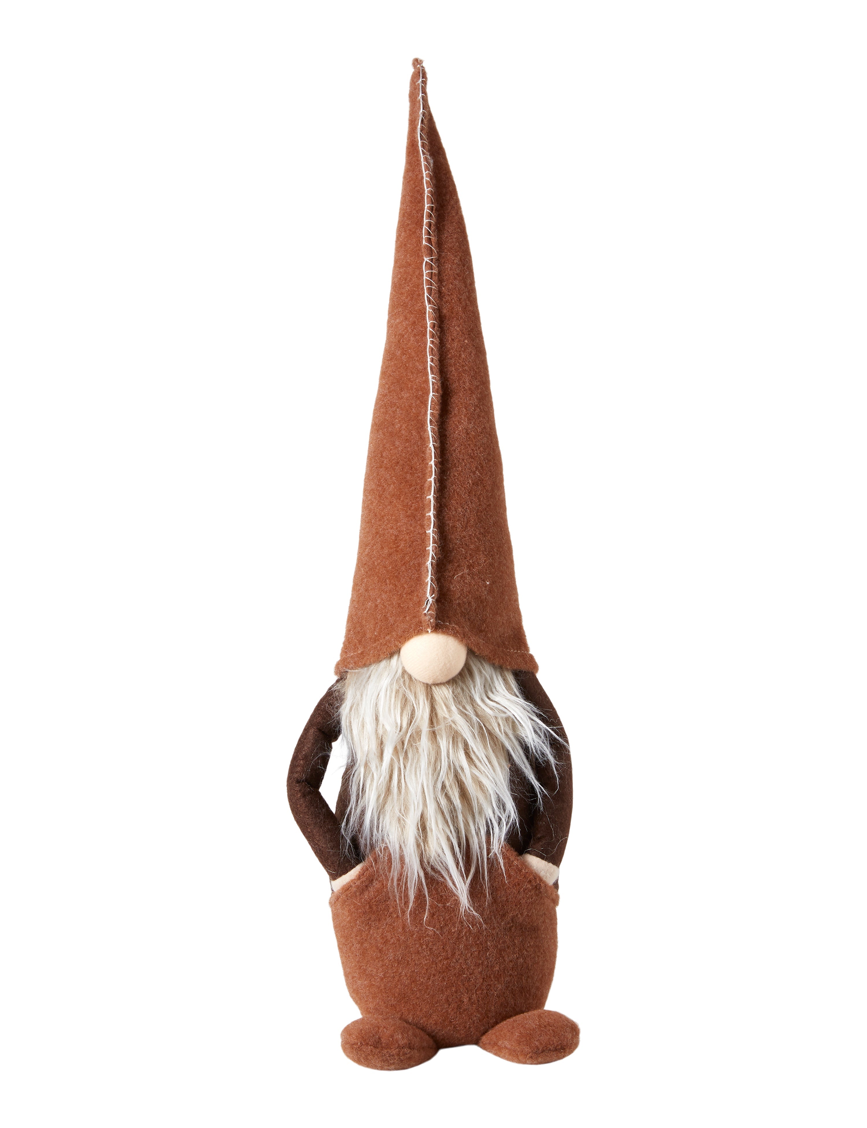 Dacore - Weihnachtsmann mit Taschen/Mütze 53 cm - Filz braun