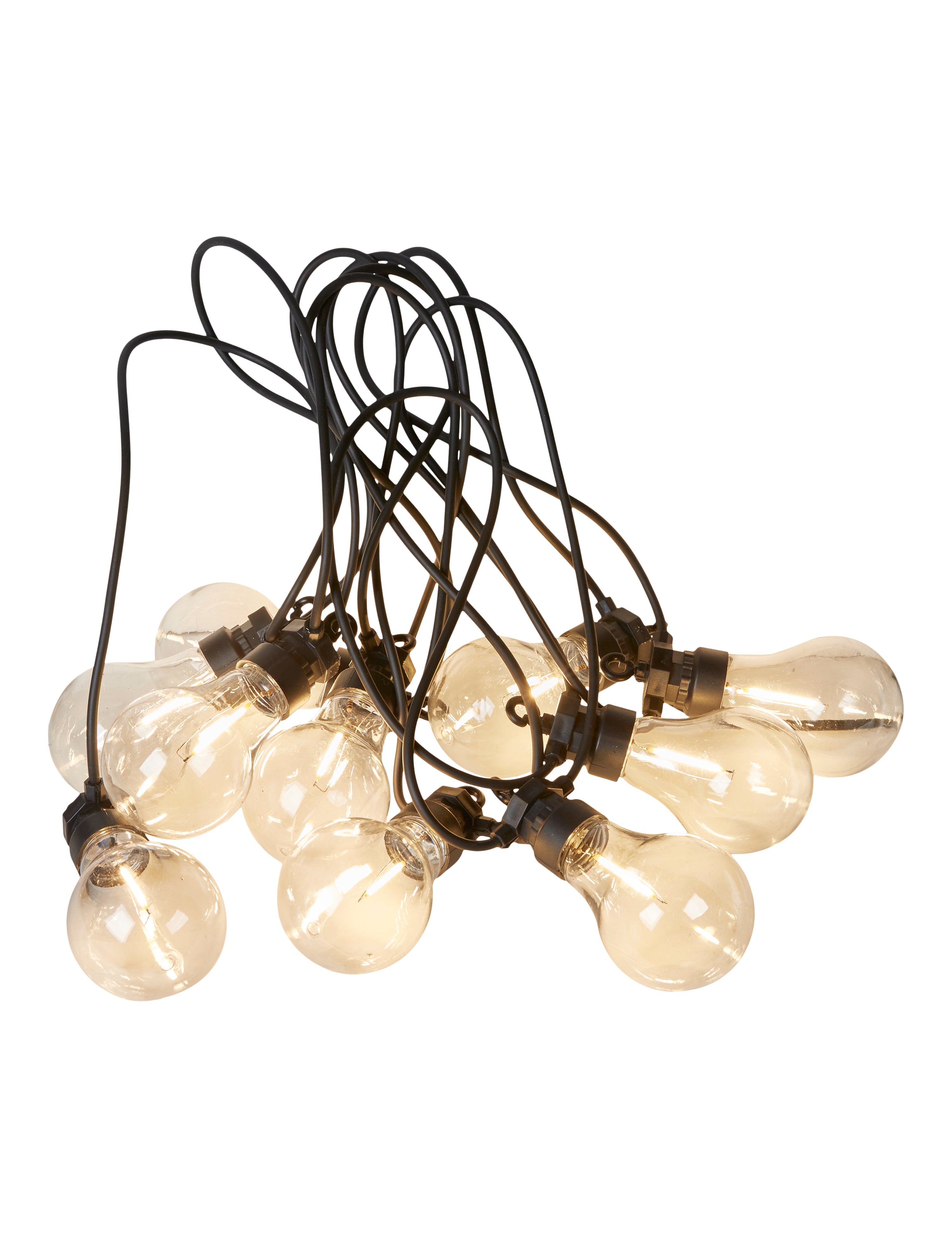 Party-Lichterketten-Starterset – 10 LED-Lampen, inklusive IP44-Adapter