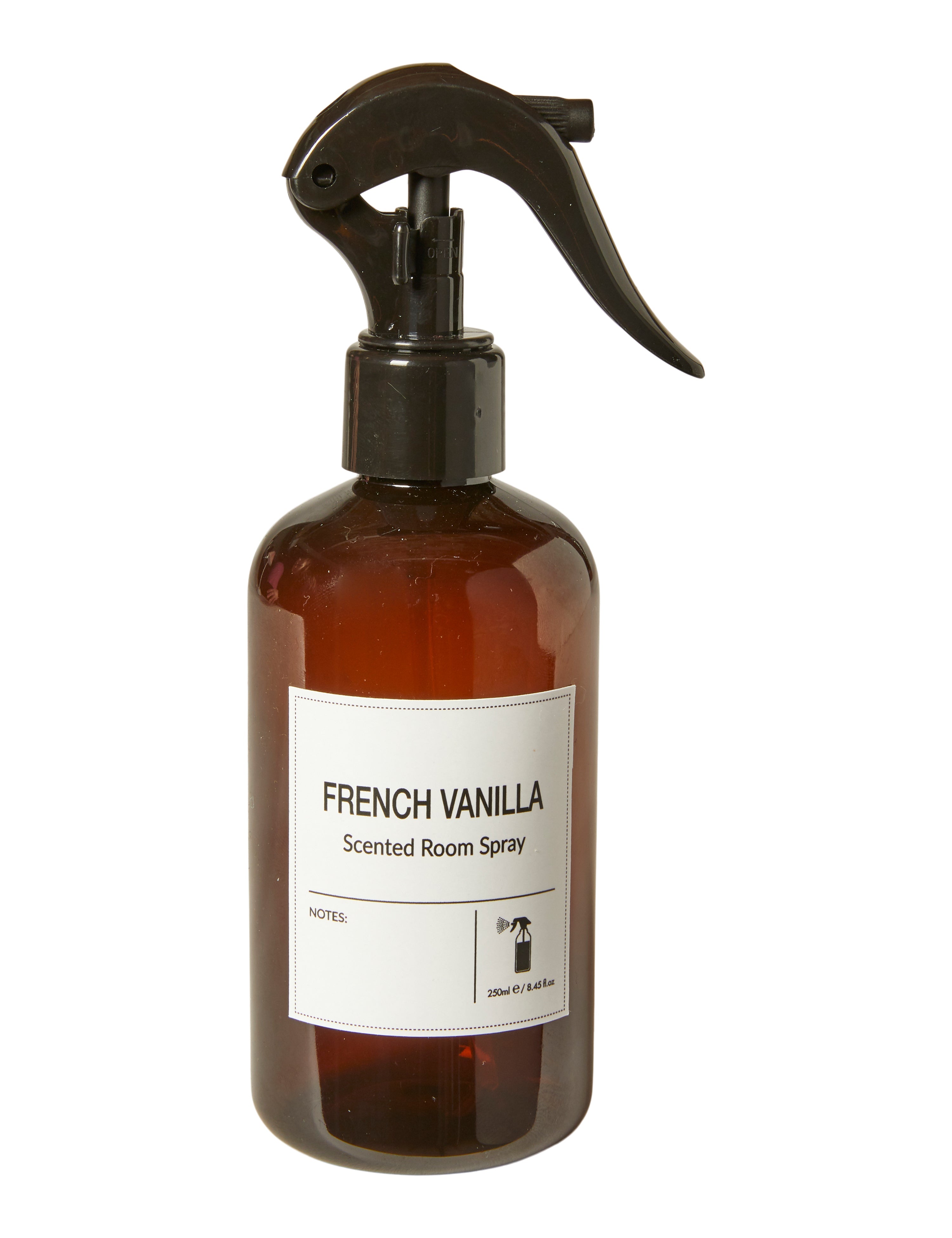 Raumspray 5% 250ml. Französische Vanille, Kunststoffbraun