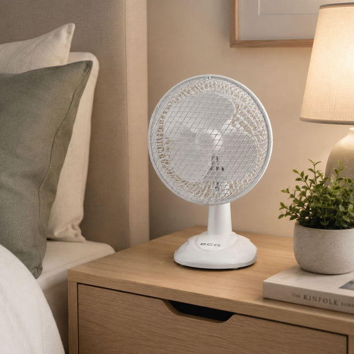 ECG FT 15a Tischventilator Ø15 cm – Weiß