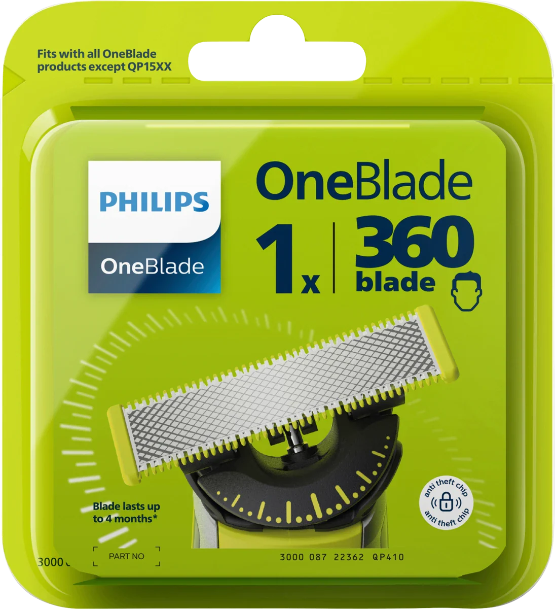 Philips - OneBlade 360 Klinge, 1 Stück.