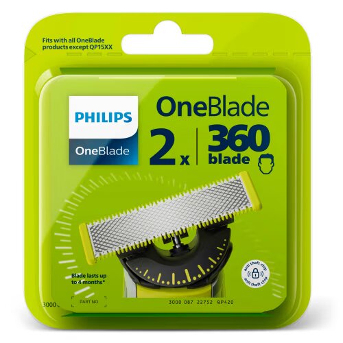 OneBlade 360 Klinge, 2er-Pack.