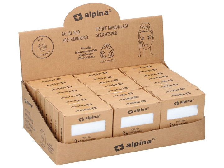 Alpina - Wiederverwendbare Gesichtspads - 3 Stück.