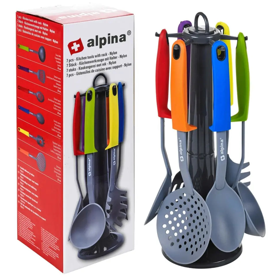 Alpina – Küchenutensilien-Set, 7-teilig