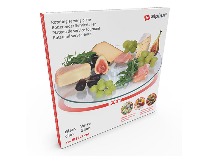 Alpina - Drehbarer Glasteller Ø32,2 cm