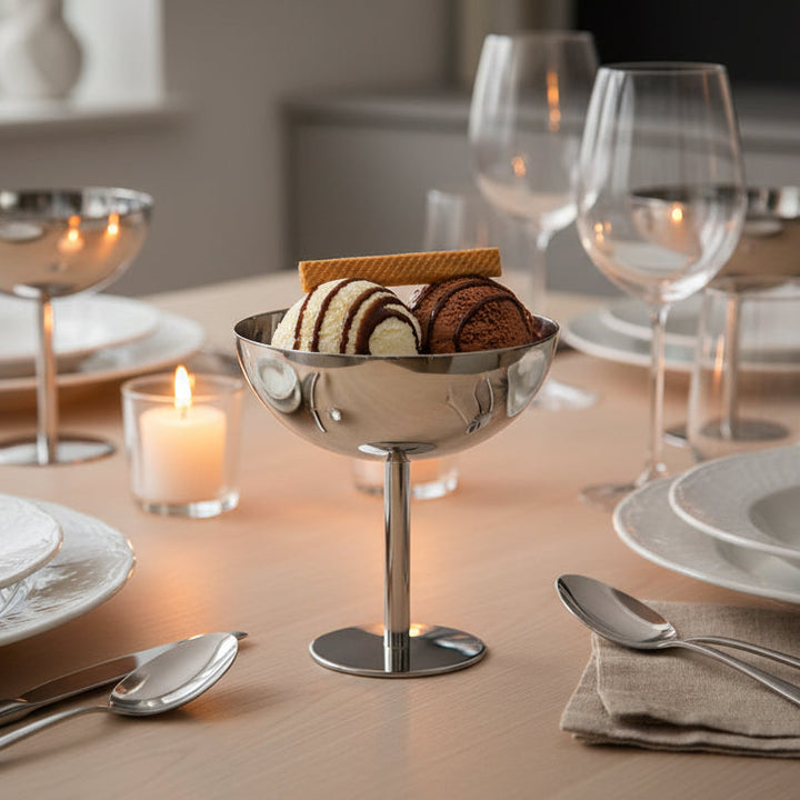 Serveringsskål ice cup - rustfrit stål