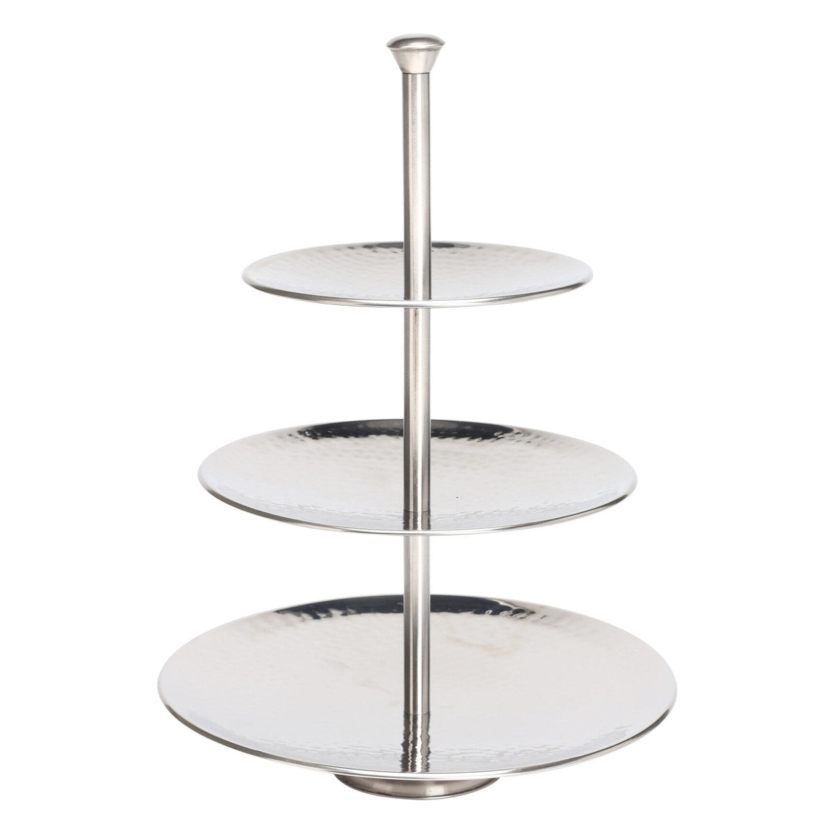 Etagere 3 etager hamret metal