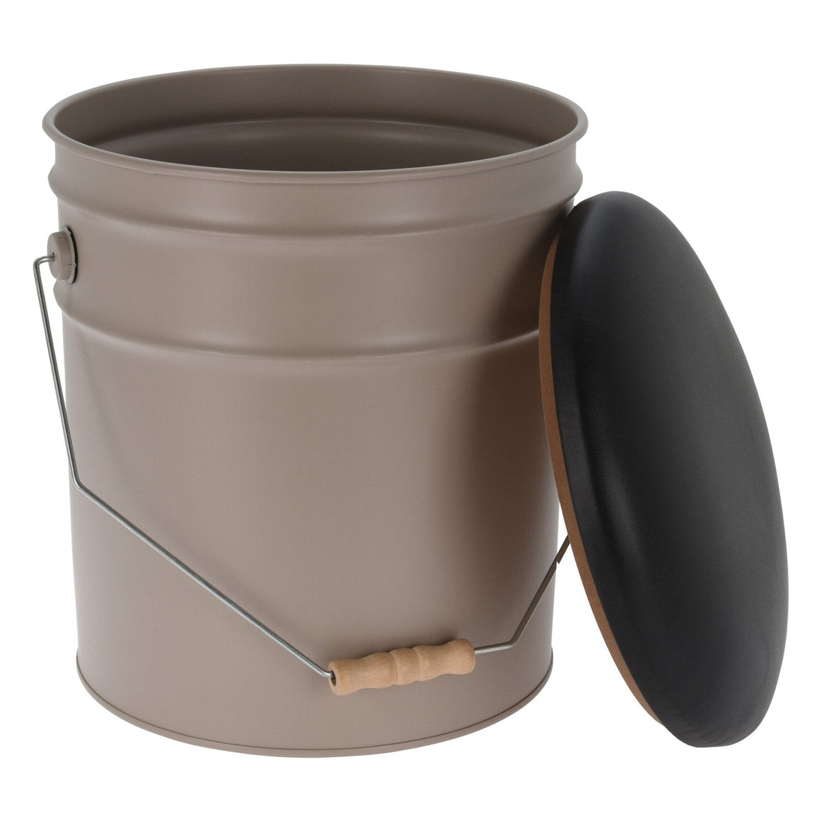 Puf med opbevaring metal