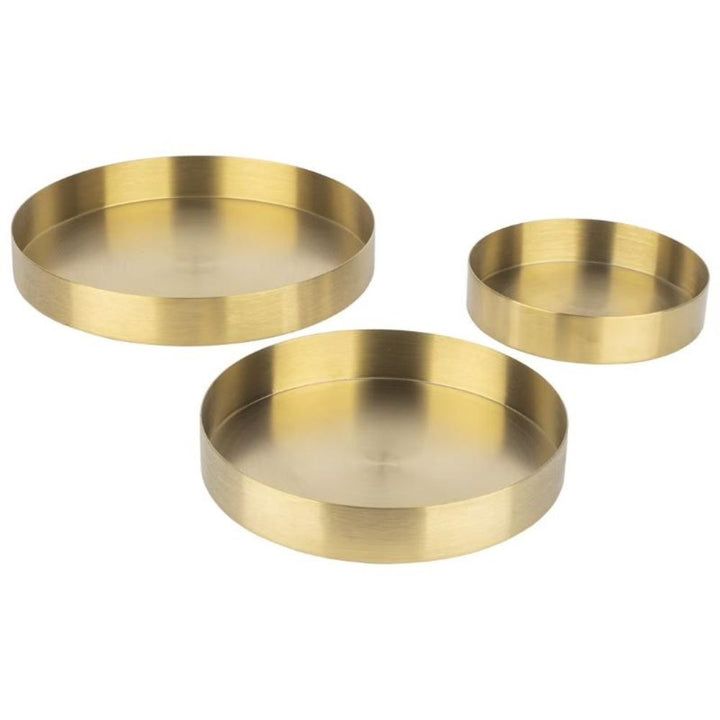 Schüssel-Set, 3-tlg., goldfarben