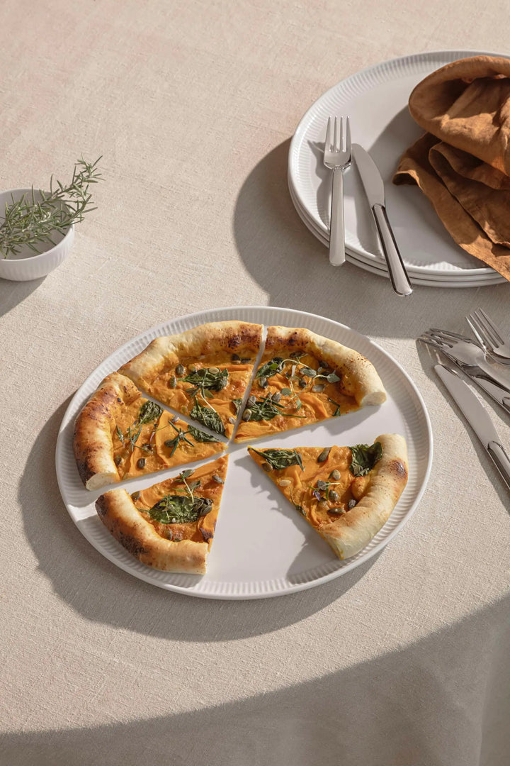 Eva Trio – Legio Nova Pizzateller, 4-teilig, Ø 31,5 cm, Porzellan, Weiß