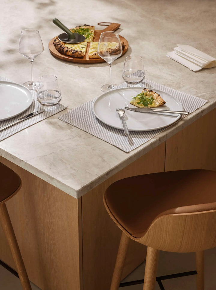 Eva Trio – Legio Nova Pizzateller, 4-teilig, Ø 31,5 cm, Porzellan, Weiß
