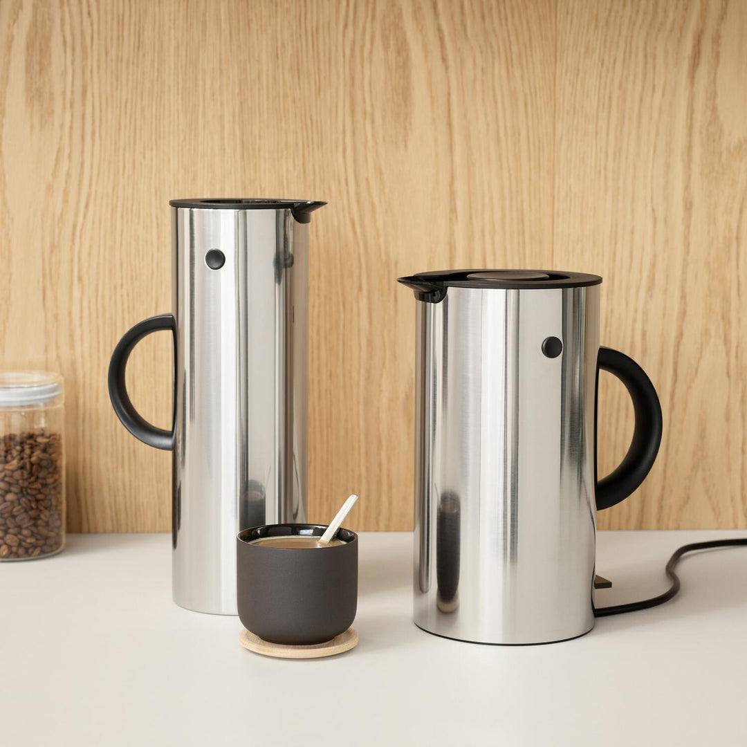 Stelton - EM77 Thermoskanne, 1 l. - Stahl