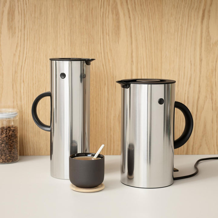 Stelton - EM77 Thermoskanne, 1 l. - Stahl