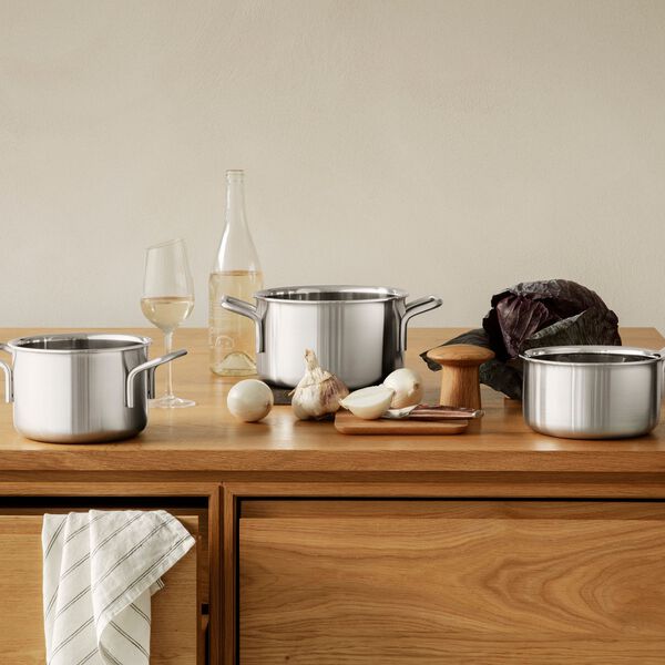Eva Trio - Topfset 3-teilig Multi (Kochtopf 1,8 L, Topf 2,2 + 3,6 L)