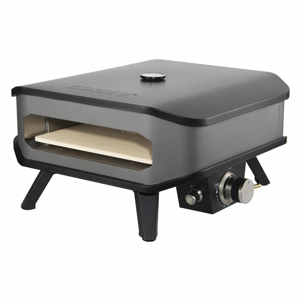 Cozze – 13-Zoll-Gaspizzaofen – mit Thermometer und Pizzastein (5,0 kW)