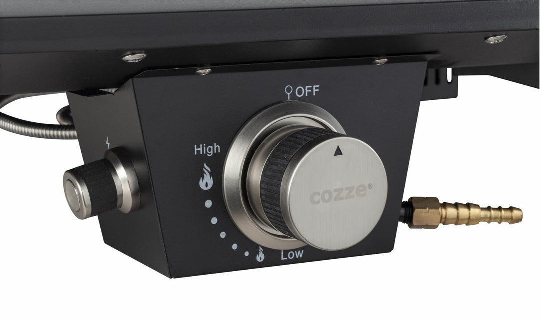 Cozze – 13-Zoll-Gaspizzaofen – mit Thermometer und Pizzastein (5,0 kW)