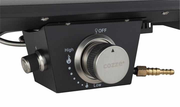 Cozze – 13-Zoll-Gaspizzaofen – mit Thermometer und Pizzastein (5,0 kW)