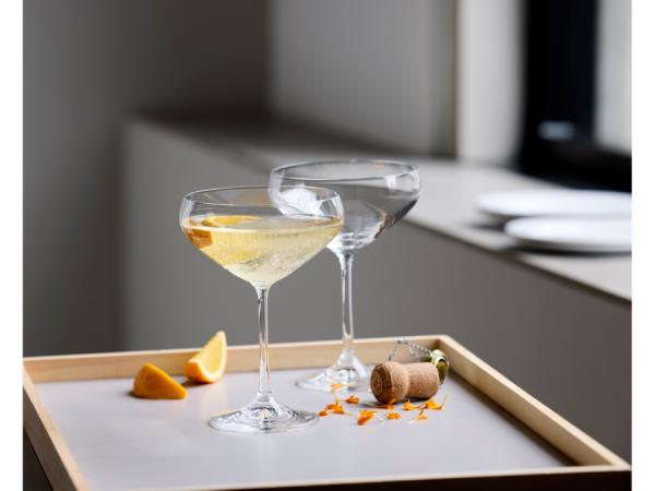 Lyngby Glass - Juvel Champagnerschale 34 cl - 4 Stk