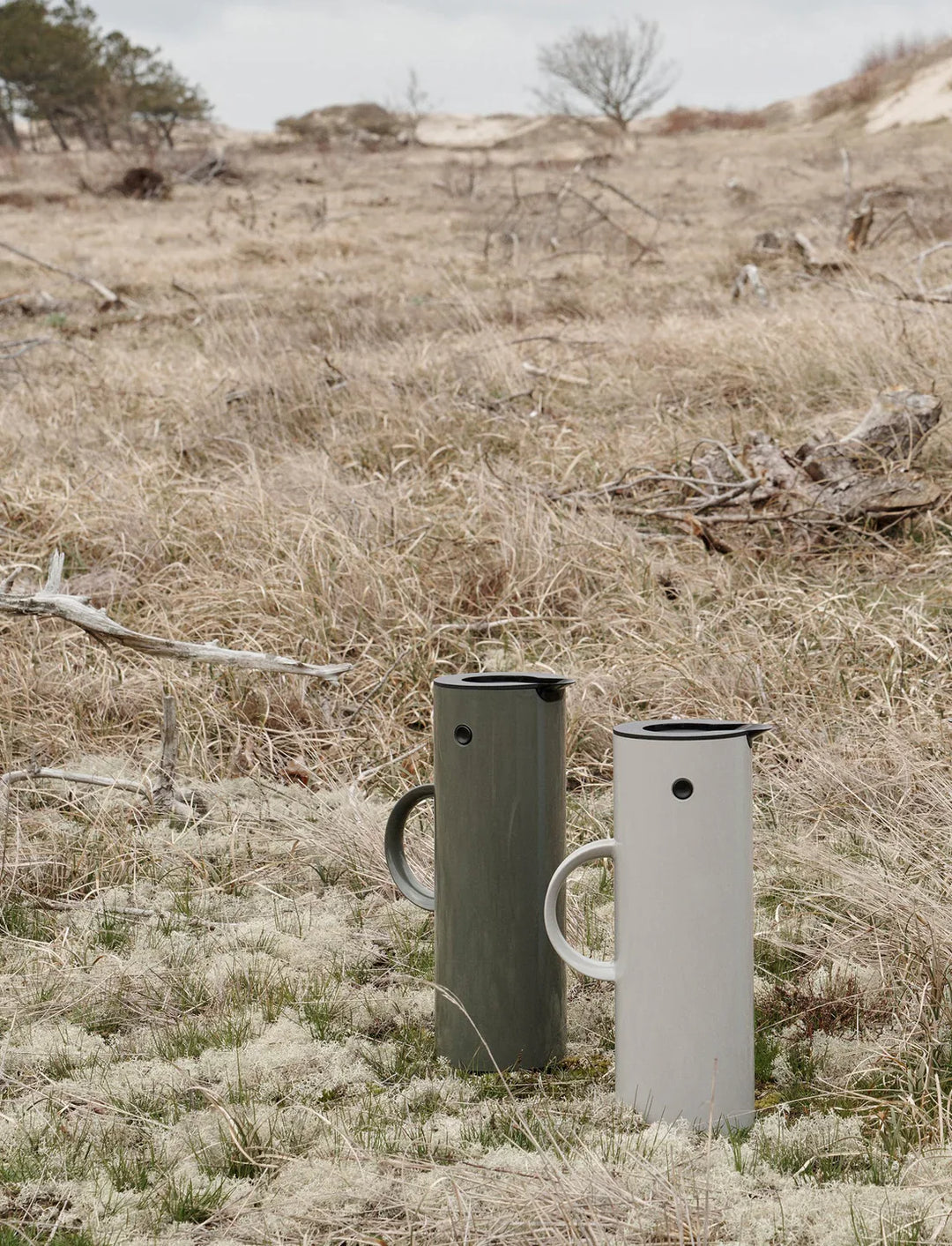 Stelton - EM77 Thermoskanne 1 l. dunkler Wald