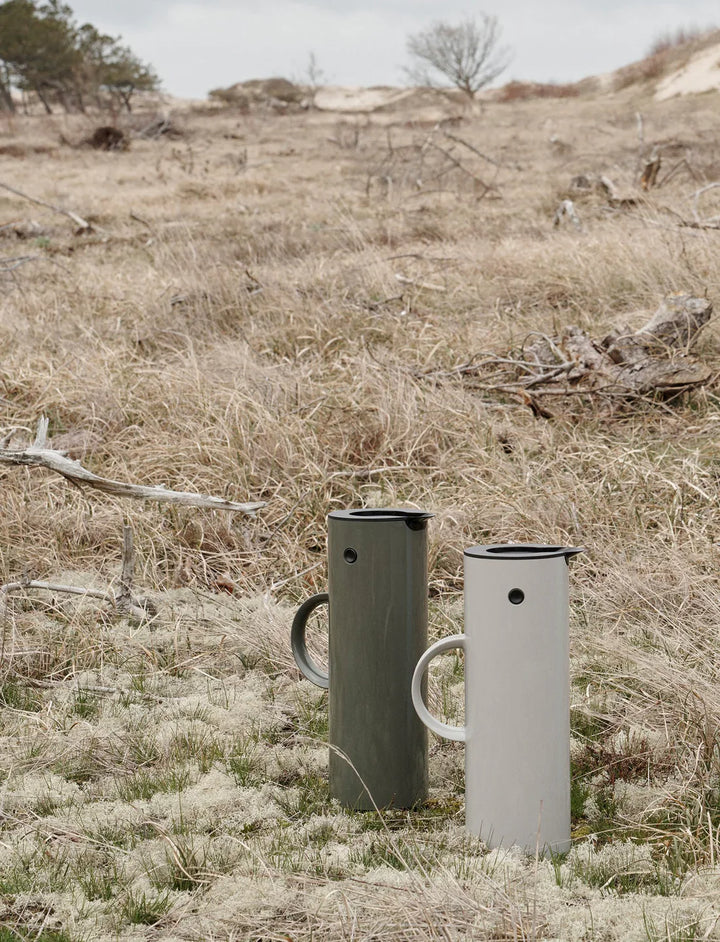 Stelton - EM77 Thermoskanne 1 l. dunkler Wald