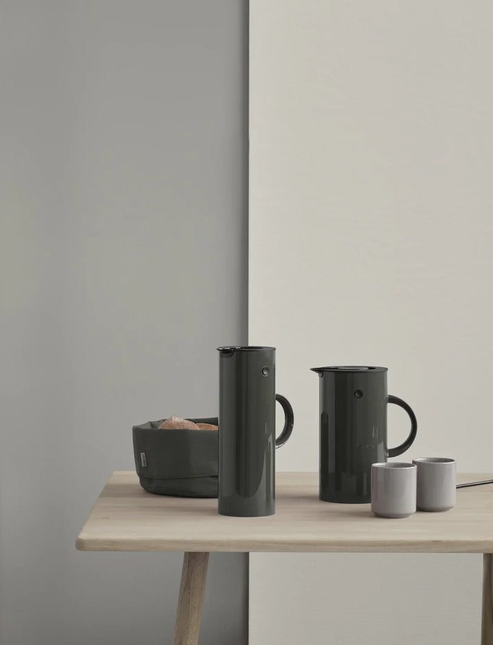 Stelton - EM77 Thermoskanne 1 l. dunkler Wald