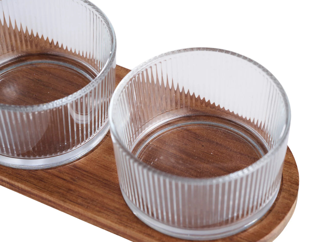 Tag - Tapas-Set mit 3 Schalen à 200 ml.