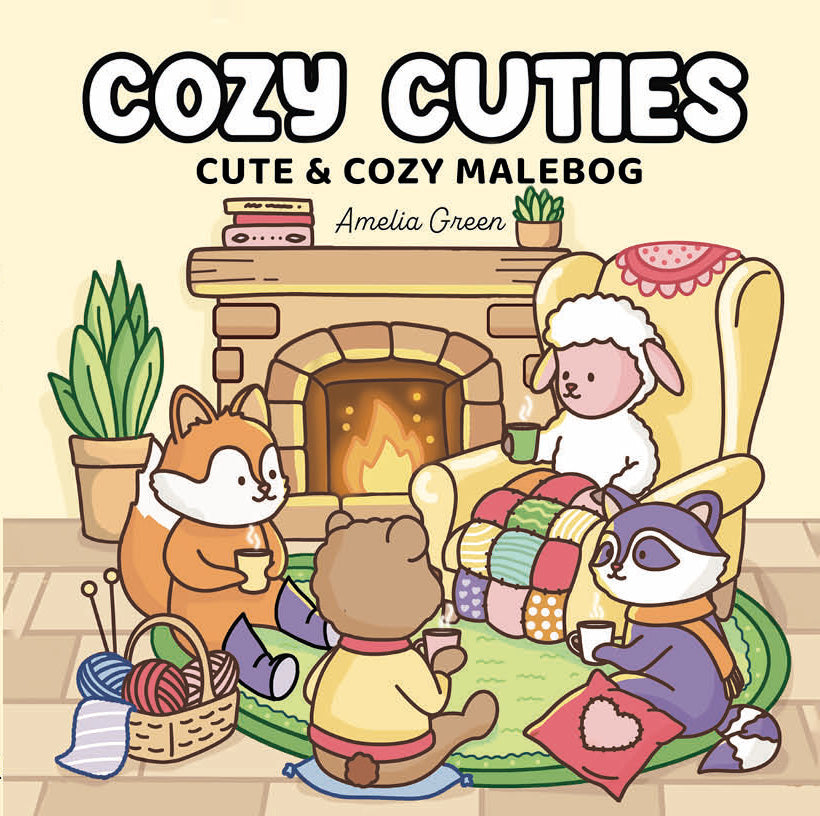 Gemütliches Malbuch – Amelia Green: Cozy Cuties