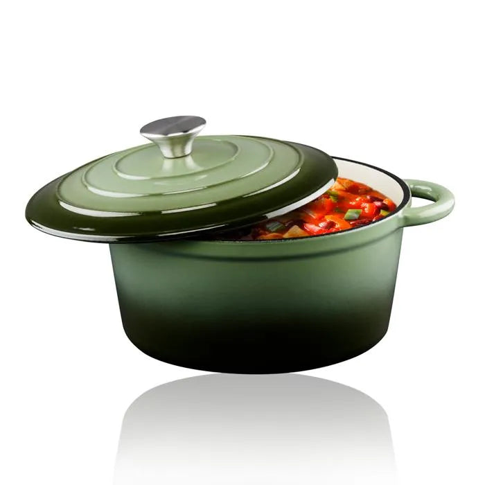 Alpina - Gusseisentopf 24 cm - grün