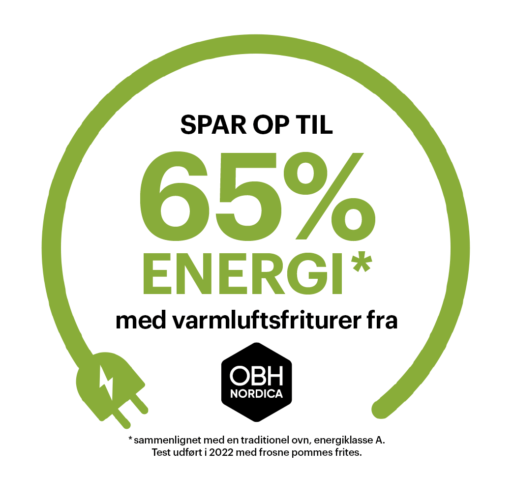 OBH Nordica Easy Fry Heißluftfritteuse 3-in-1 Dampf+