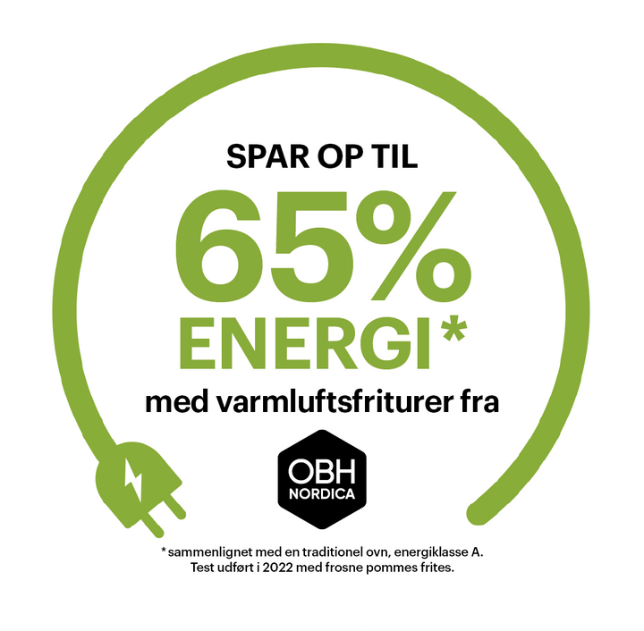 OBH Nordica Easy Fry Heißluftfritteuse 3-in-1 Dampf+