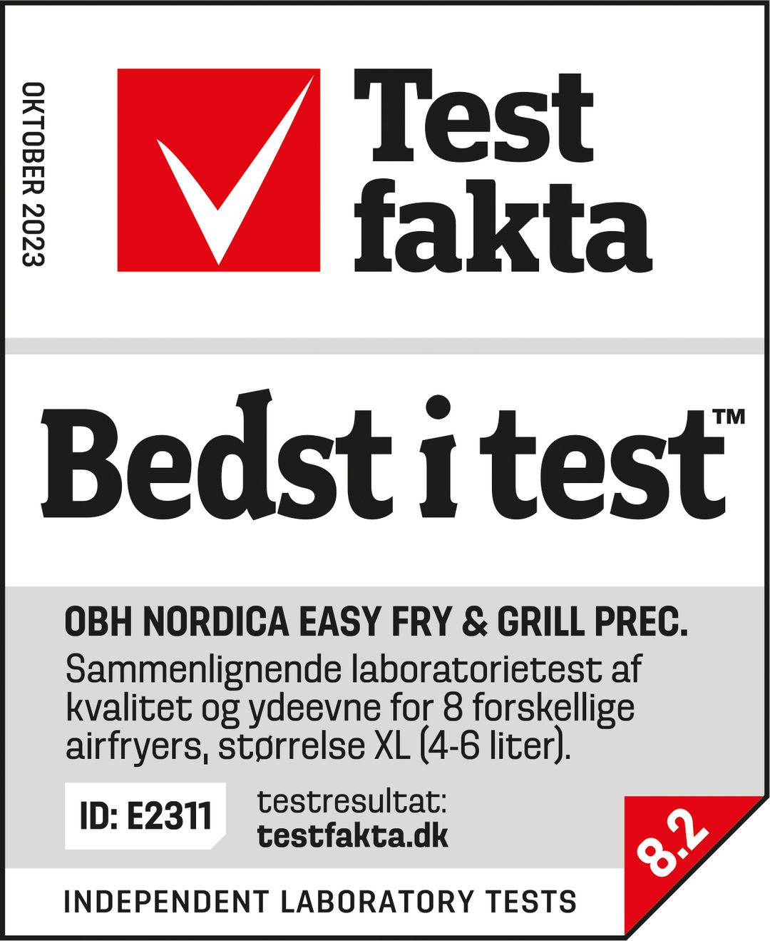 OBH Nordica Easy Fry Heißluftfritteuse 3-in-1 Dampf+