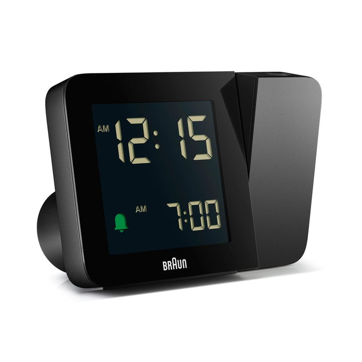 Braun – Digitaler Funkwecker BC15B-DCF mit Projektor – Schwarz