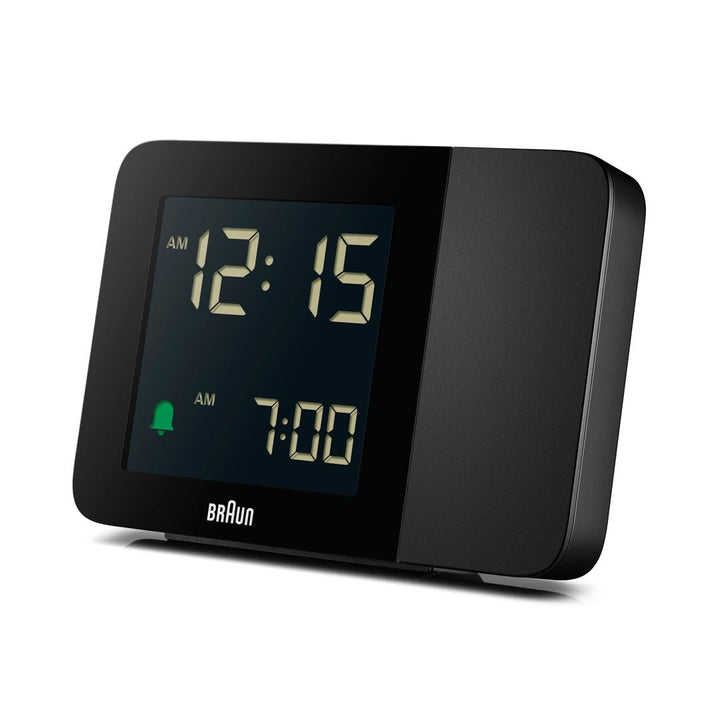 Braun – Digitaler Funkwecker BC15B-DCF mit Projektor – Schwarz