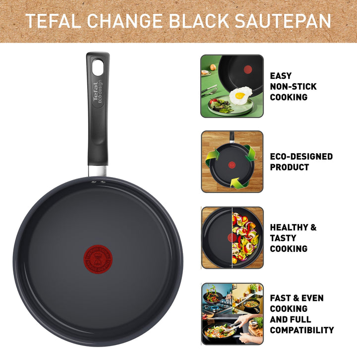 Tefal Change Schmorpfanne 24 cm mit Deckel