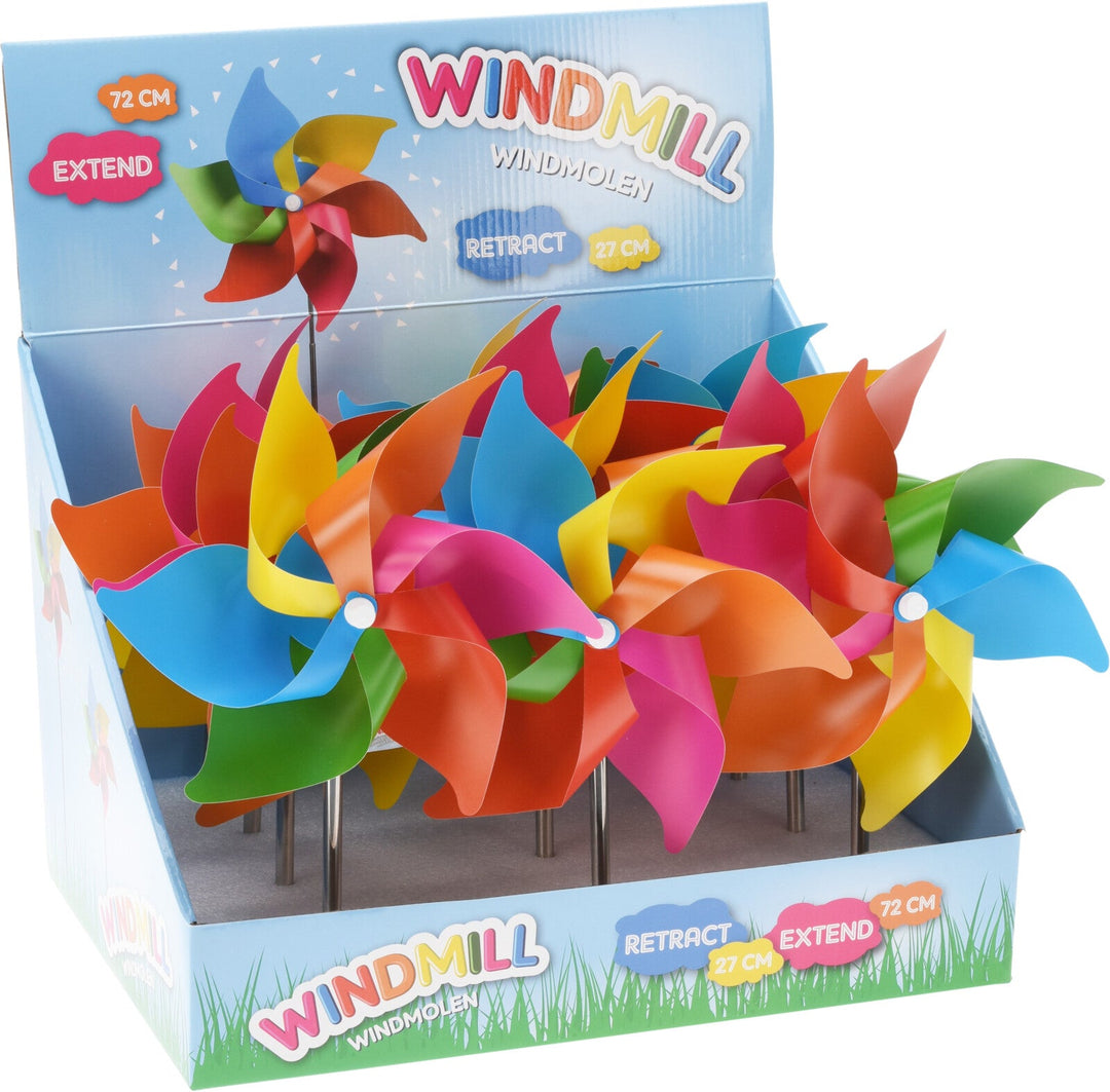 Windmühle mit Teleskop in Farben 72 cm