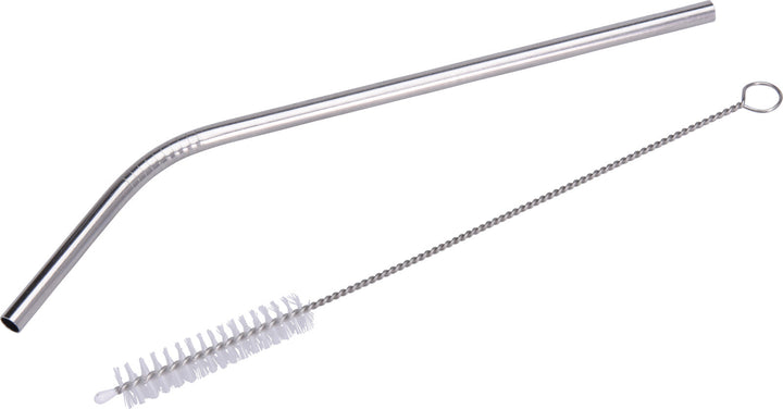 Metallstrohhalm-Set – 4-teilig mit Reinigungsbürste