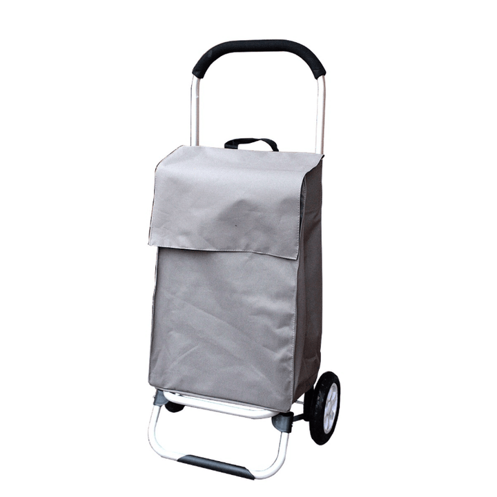 Conzept Reise-Einkaufswagen in luxuriöser Aluminiumoptik, "quadratisch"
