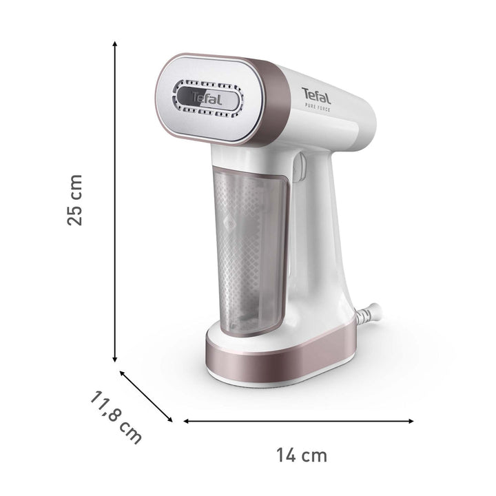 Tefal tøjdamper Pure Force 2-i-1 White & Pink