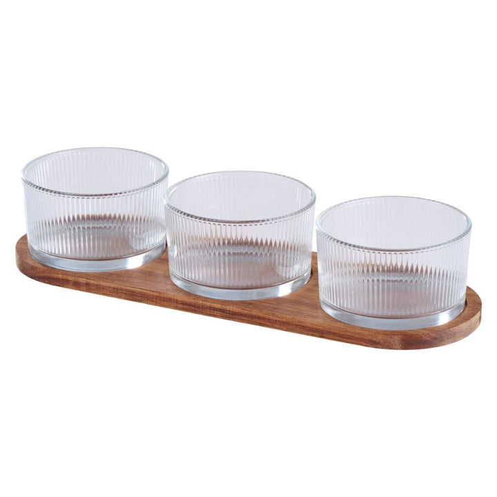 Tag - Tapas-Set mit 3 Schalen à 200 ml.